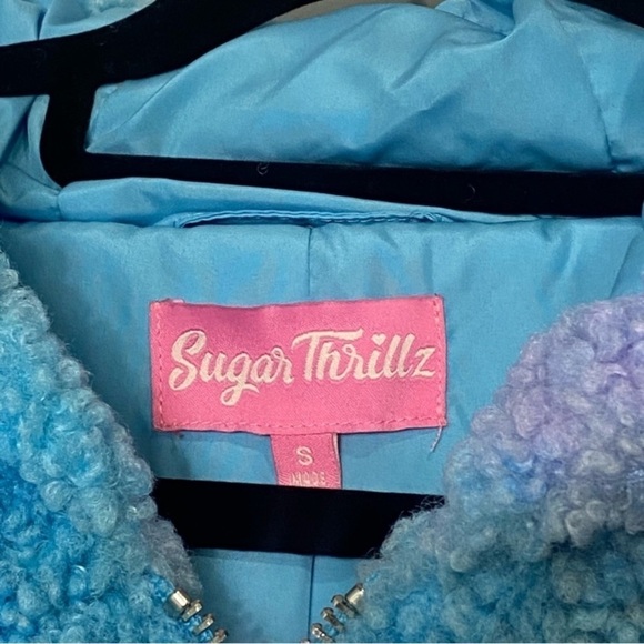 NWOT Sugar Thrillz Teddy Jacket - Picture 5 of 6